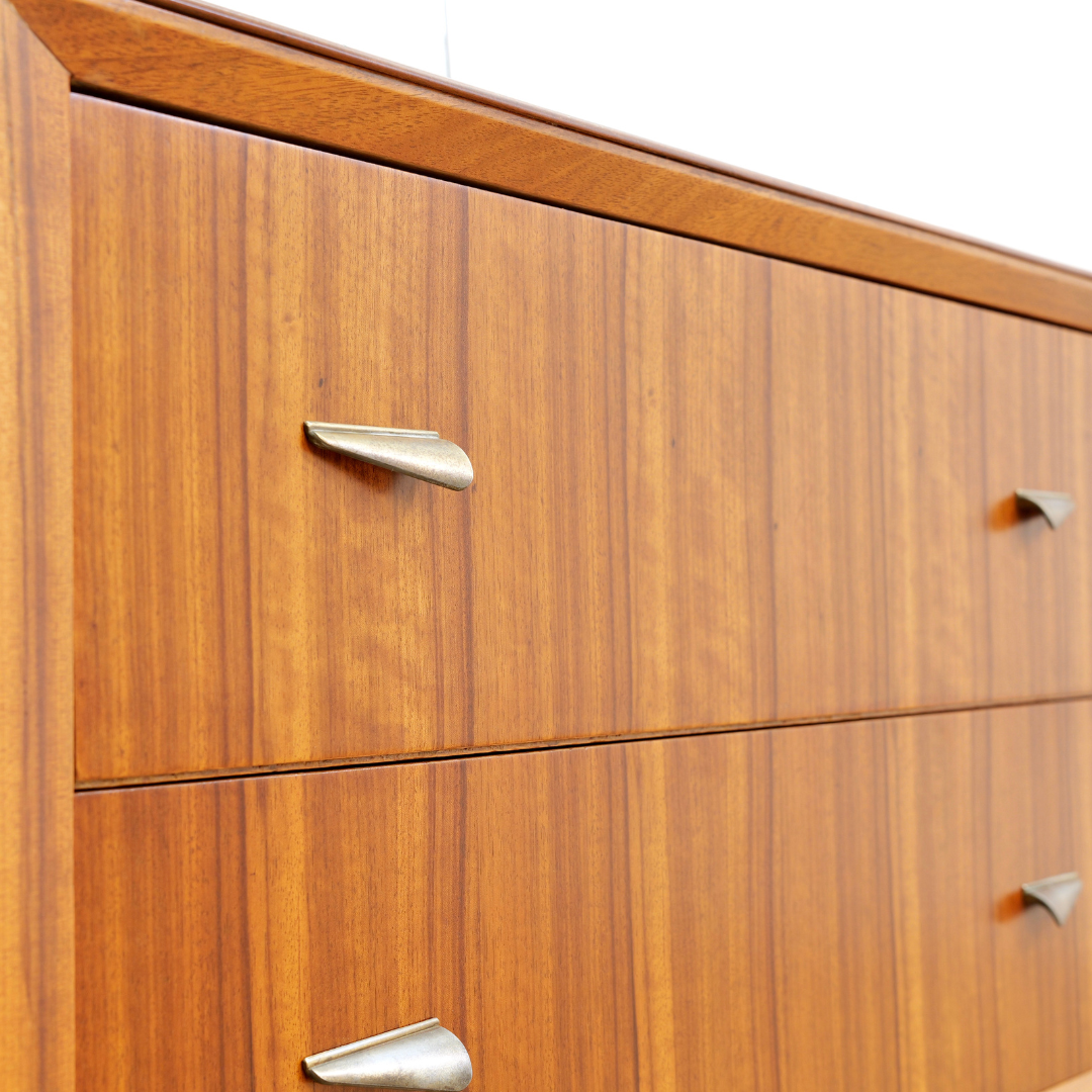 Mid Century British Design Rosewood Vanity Dresser