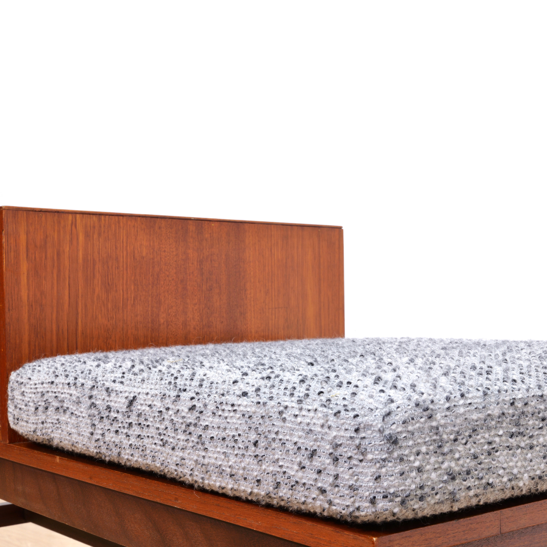 1960s Danish Modern Teak Entryway Gossip Bench