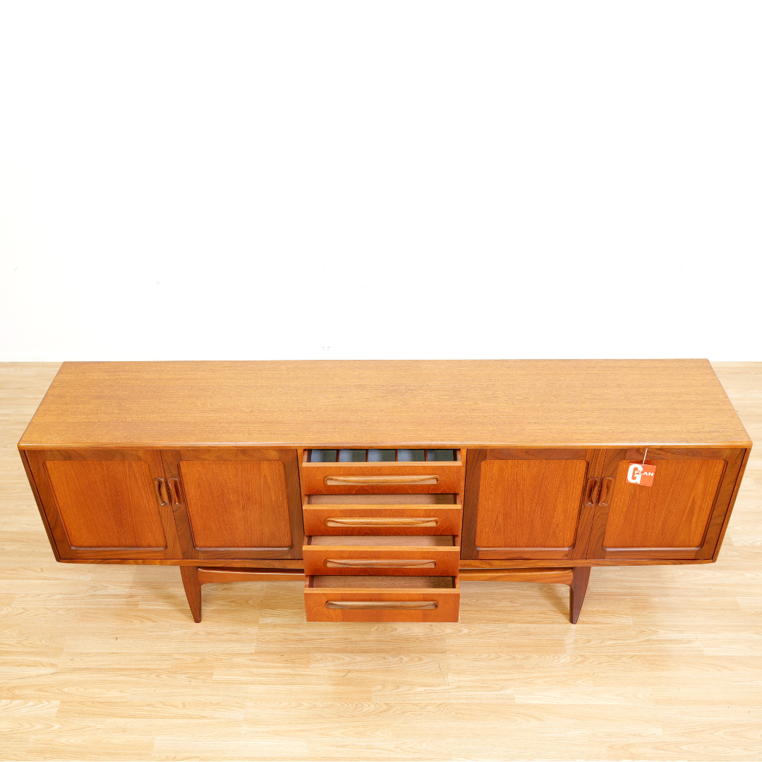 Reserved LONG MID CENTURY TEAK CREDENZA BY VB WILKINS FOR G PLAN