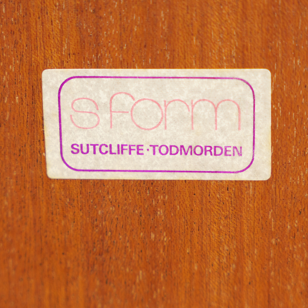 MID CENTURY ENTRYWAY BENCH BY SUTCLIFFE OF TODMORDEN