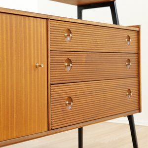MID CENTURY HUTCH CREDENZA BY NATHAN FURNITURE