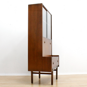 MID CENTURY CHINA DISPLAY CABINET BY TURNIDGE OF LONDON