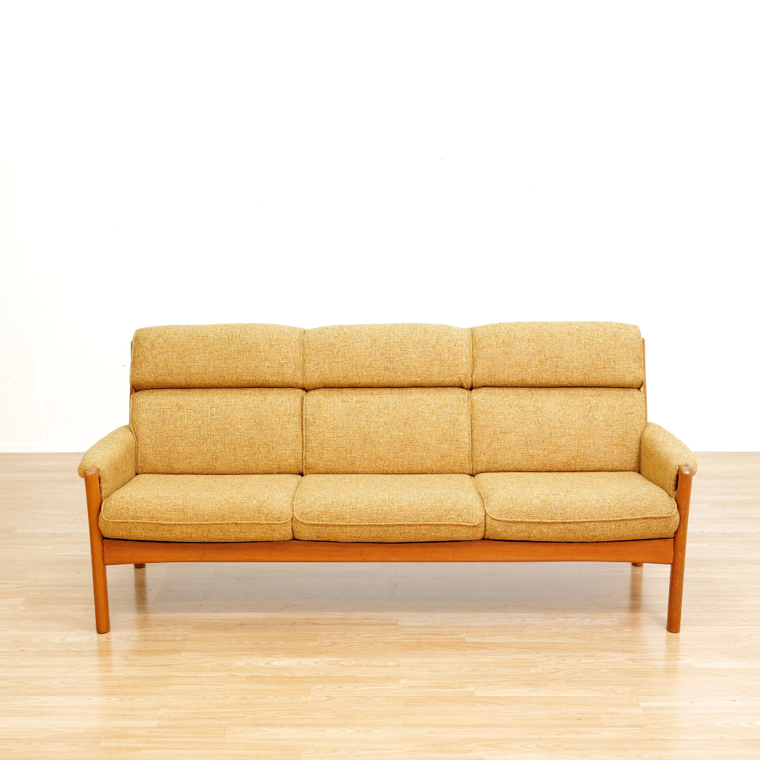 1960s Teak Three Seater Sofa by Dyrlund of Denmark