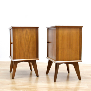 1950S NIGHTSTANDS BY CROWN FURNITURE