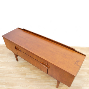 MID CENTURY SIX DRAWER TEAK CREDENZA DRESSER BY REMPLOY