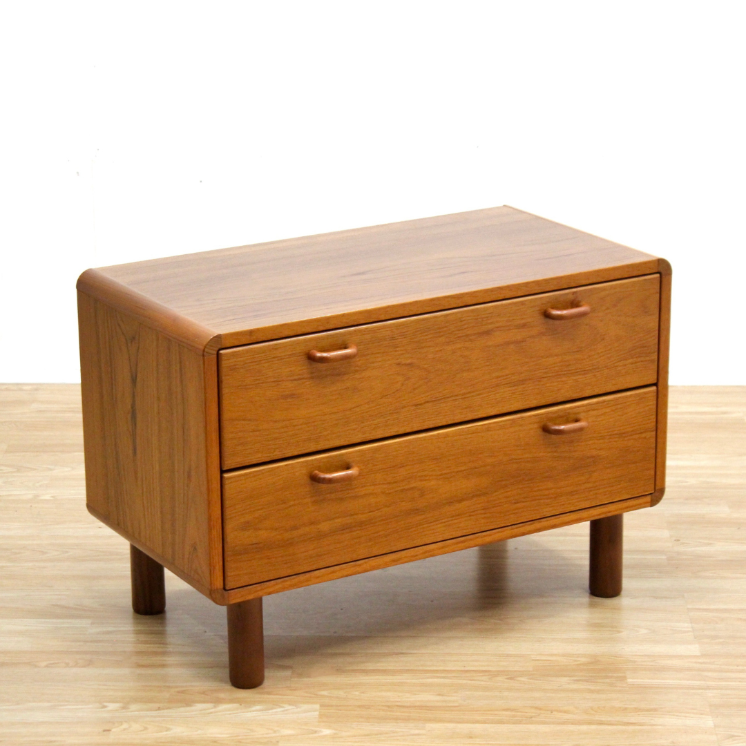 MID CENTURY DANISH TEAK DRESSER NIGHTSTAND