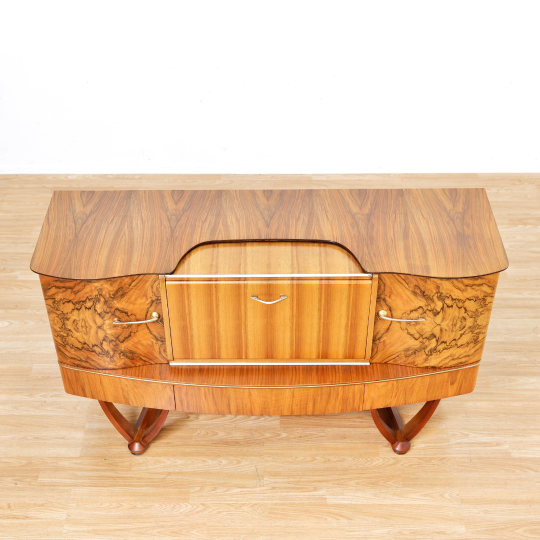 1950s Liquor Cabinet Credenza by Beautility of London