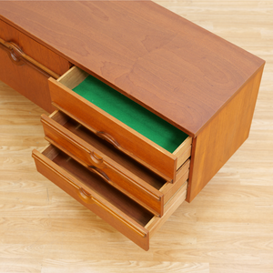 Reserved MID CENTURY LONG TEAK CREDENZA BY STONEHILL FURNITURE