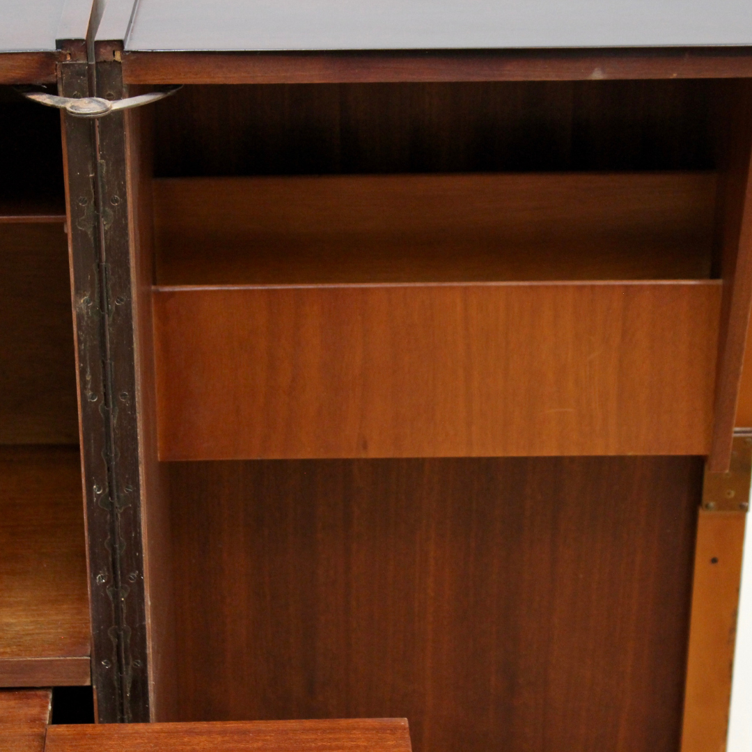 MID CENTURY MAGIC BOX HOME OFFICE DESK BY MUMENTHALER & MEIER FOR NEWCRAFT LTD IN ROSEWOOD