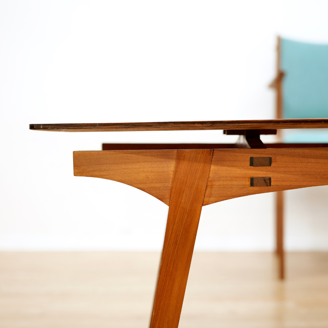 MID CENTURY INLAY MODERNIST COFFEE TABLE