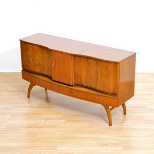 MID CENTURY LIQUOR CABINET CREDENZA BY BEAUTILITY FURNITURE