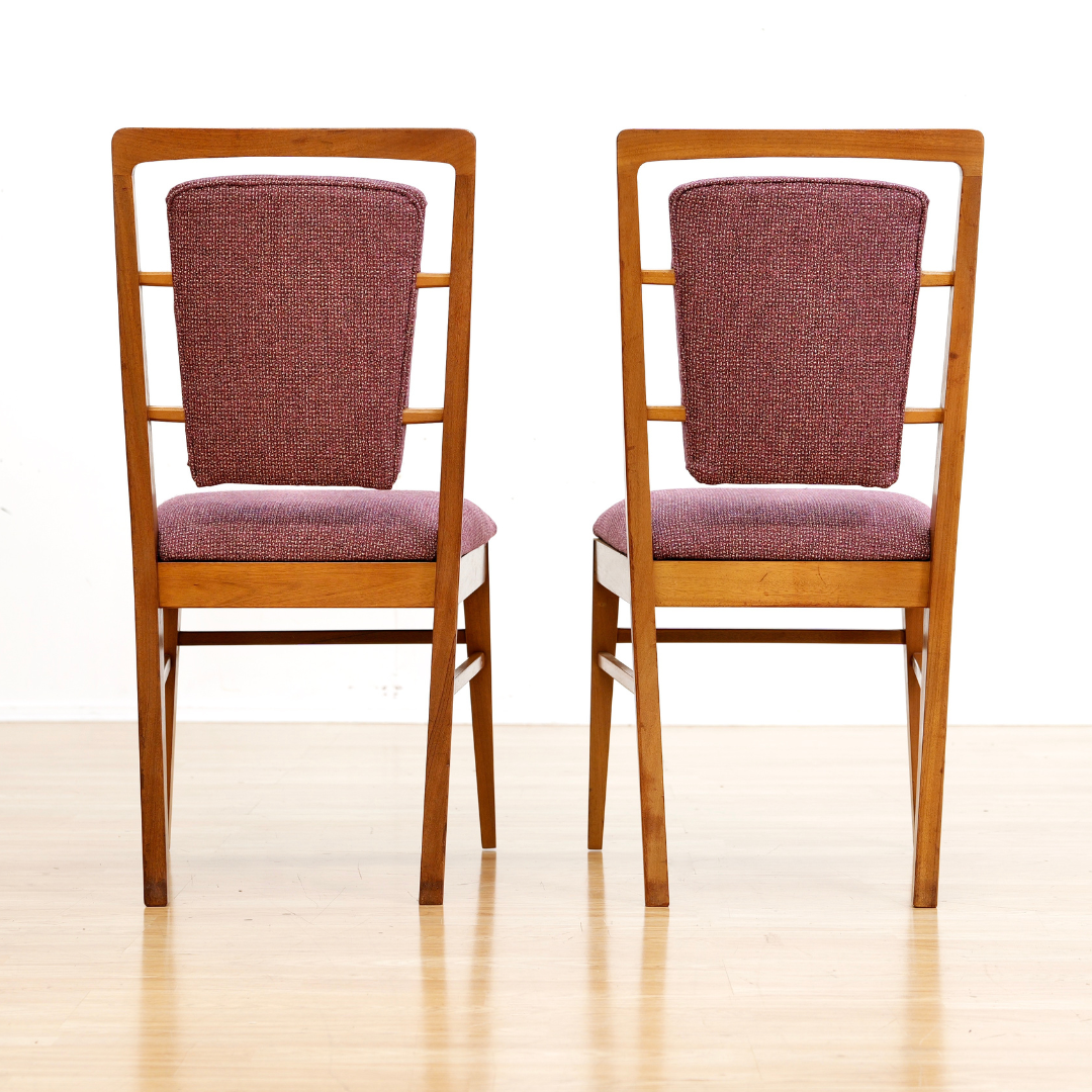 SET OF SIX MID CENTURY DINING CHAIRS BY ALFRED COX