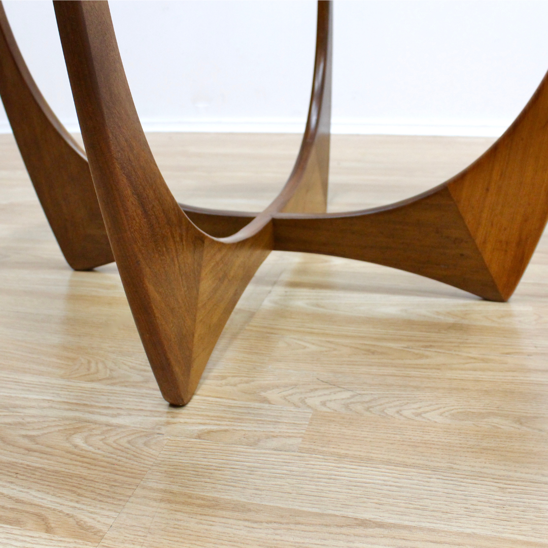 MID CENTURY TEAK ASTRO COFFEE TABLE BY G PLAN