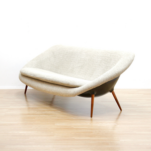 1960S POD SOFA BY WALTER S. CHENERY FOR LURASHELL IN OFF-WHITE BOUCLE