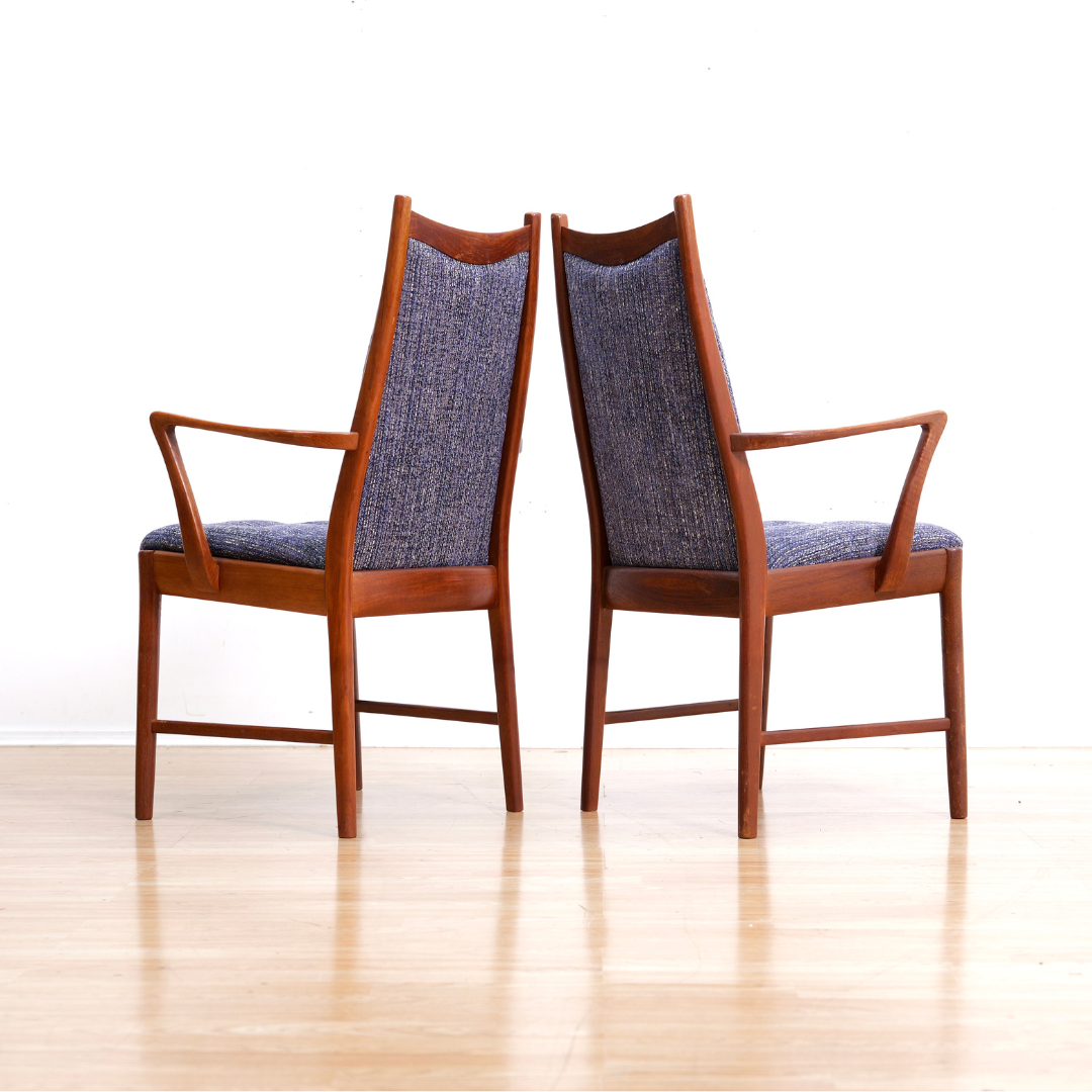 Set of Six Mid Century Dining Chairs by McIntosh Furniture