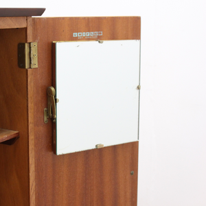 MID CENTURY ARMOIRE COAT CLOSET BY UNIFLEX FURNITURE