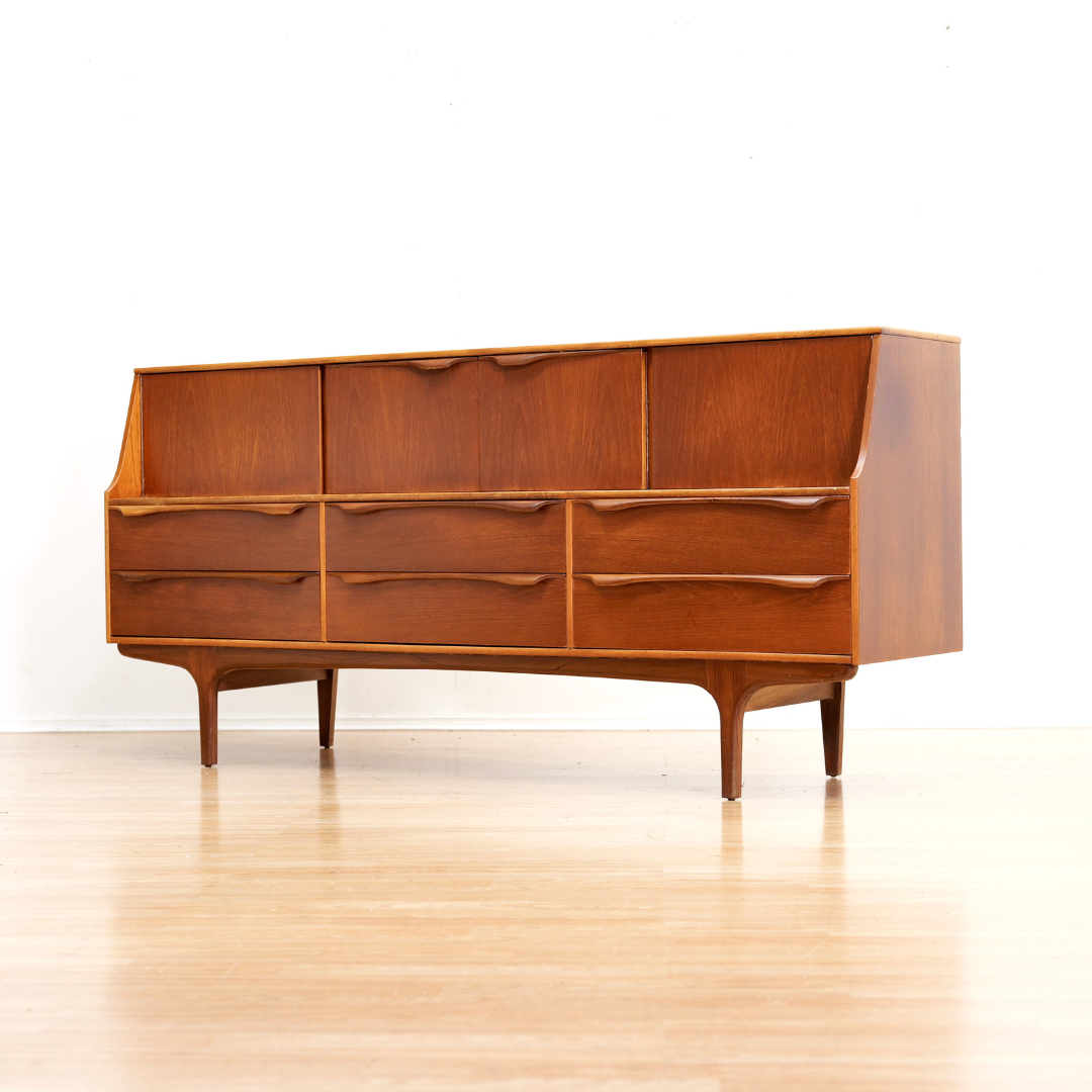 MID CENTURY CREDENZA BUFFET BY SUTCLIFFE OF TODMORDEN