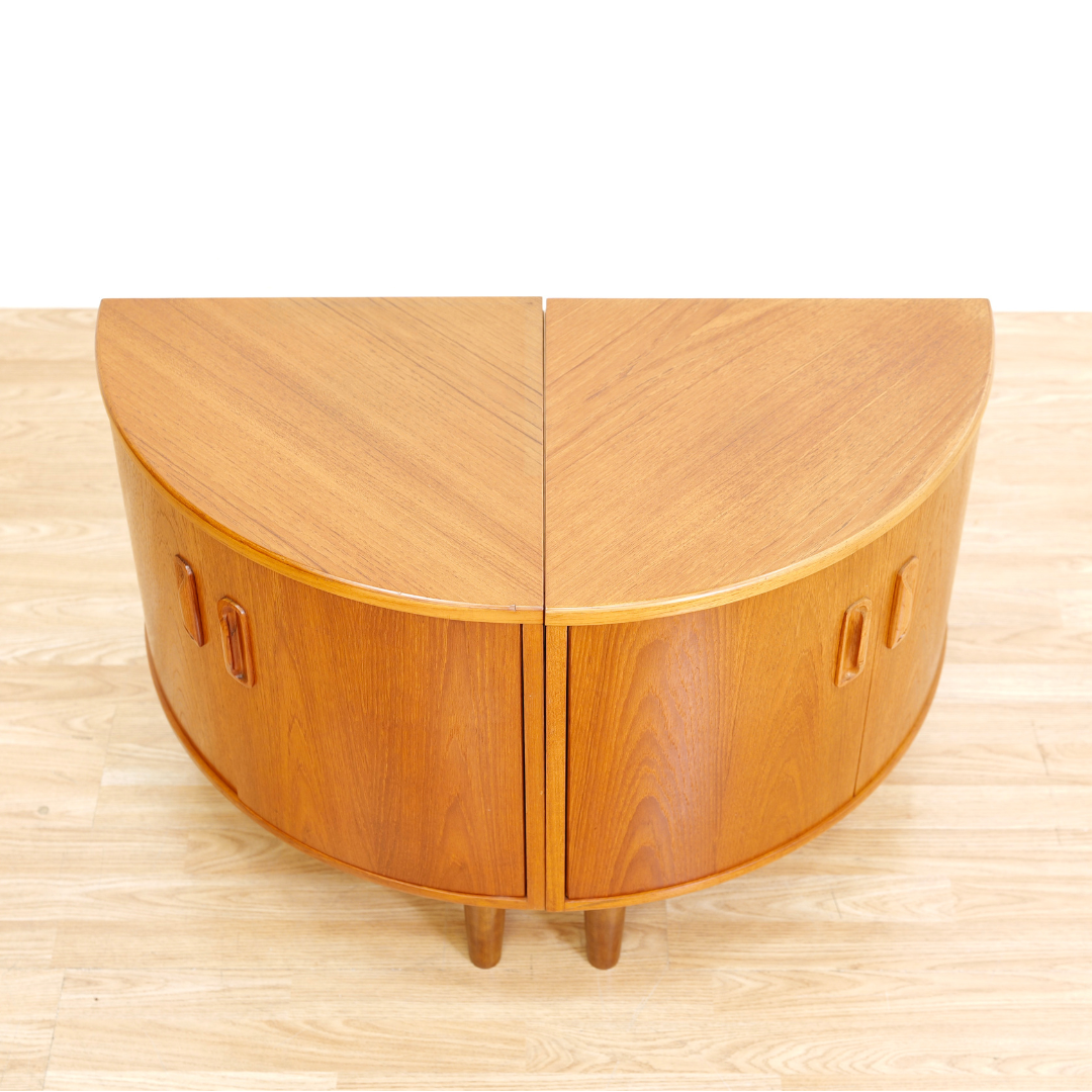 Pair of Teak Corner Cabinet Nightstands by G Plan