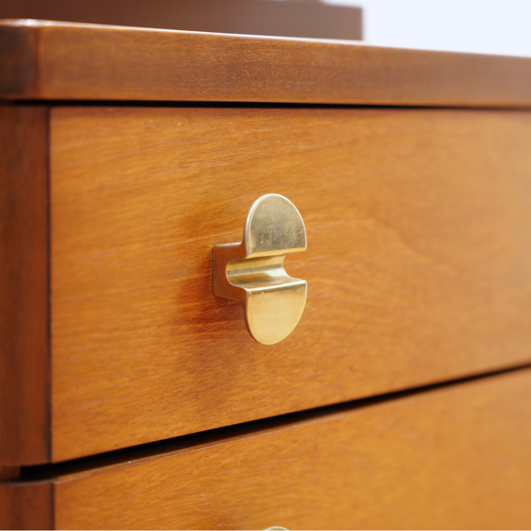 MID CENTURY TEAK VANITY DRESSER BY STAG FURNITURE