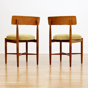 SET OF SIX MID CENTURY DINING CHAIRS BY VB WILKINS FOR G PLAN