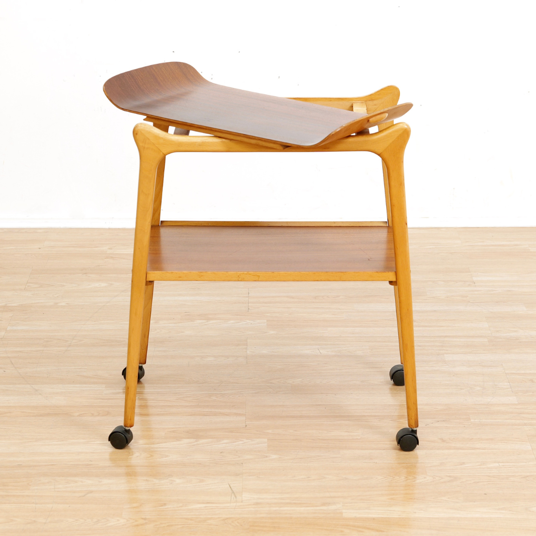 MID CENTURY BAR CART BY PARAGON OF LONDON