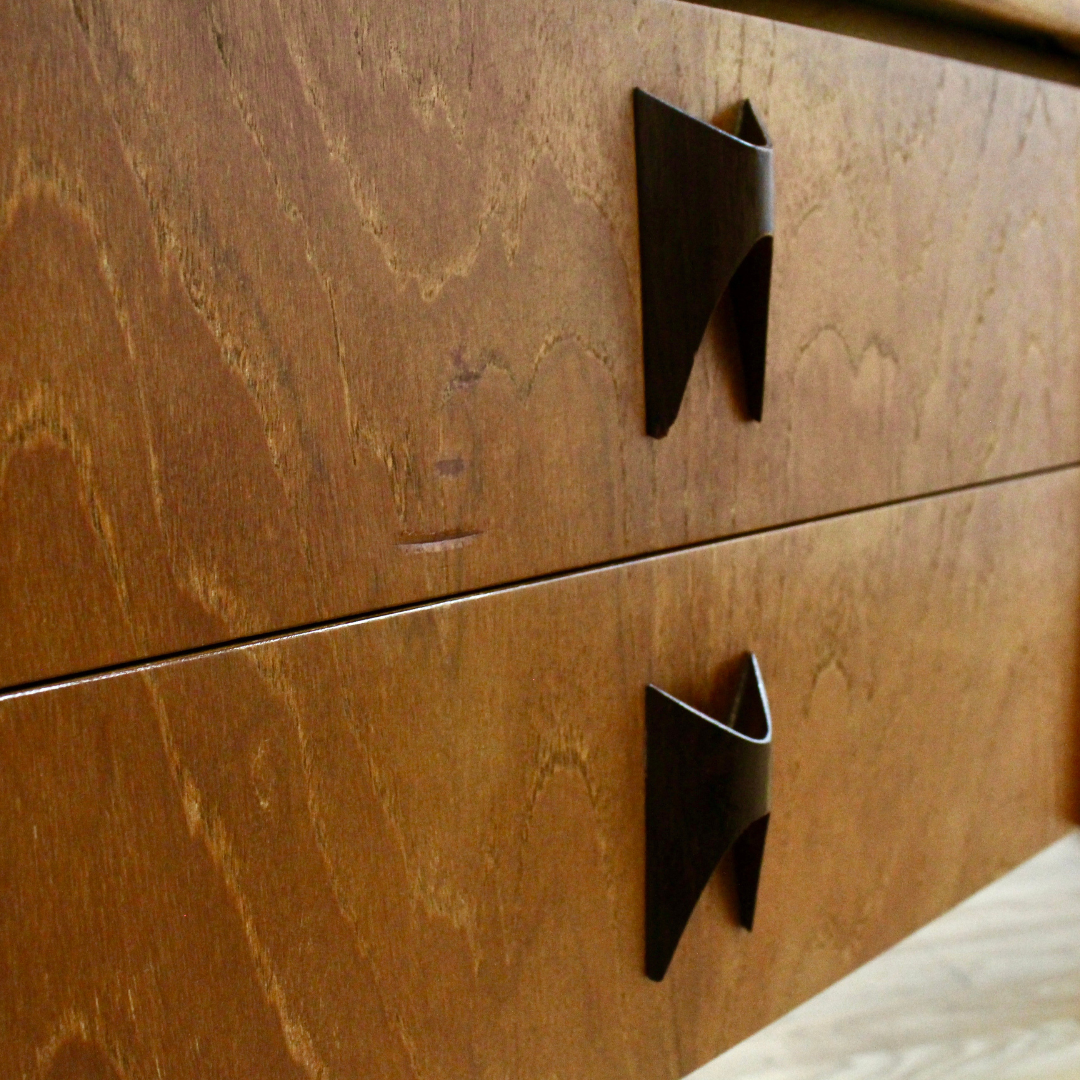 MID CENTURY TEAK VANITY BY ELLIOTS OF NEWBURY