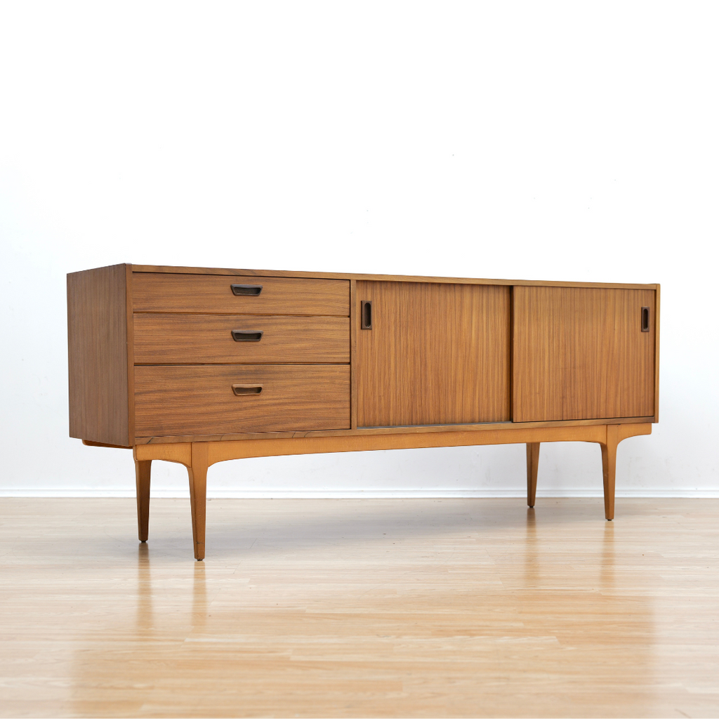 MID CENTURY LONG CREDENZA BY NATHAN FURNITURE