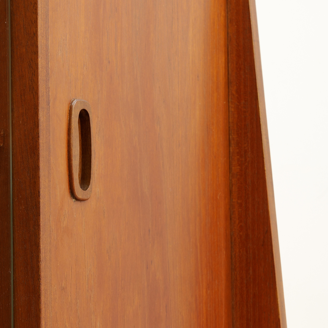 MID CENTURY TEAK CHINA ENTRYWAY CABINET