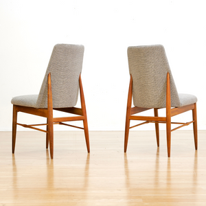 SET OF SIX MID CENTURY DINING CHAIRS BY PETER HAYWARD FOR VANSON FURNITURE