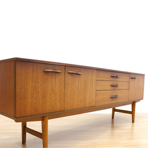 RESERVED MID CENTURY TEAK CREDENZA BY AVALON YATTON