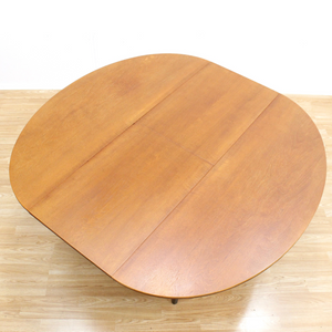 MID CENTURY OVAL DINING TABLE BY GREAVES & THOMAS