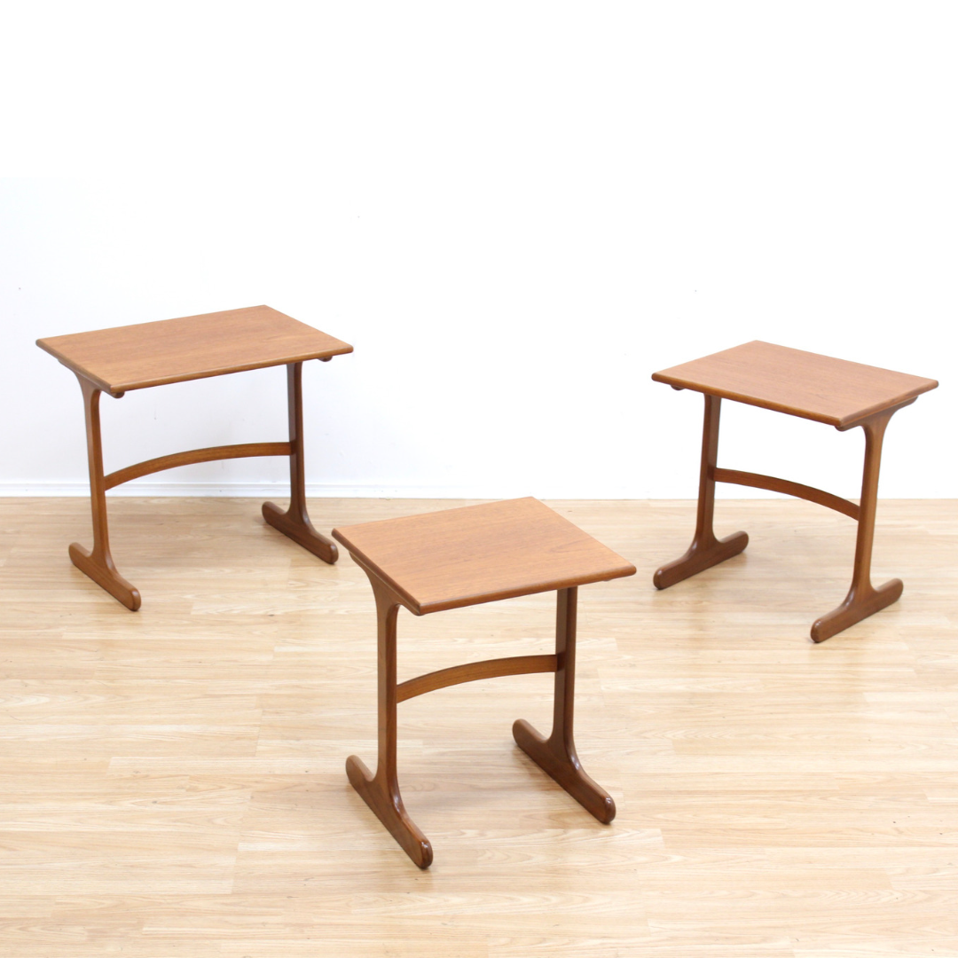 MID CENTURY NESTING TABLES BY G PLAN
