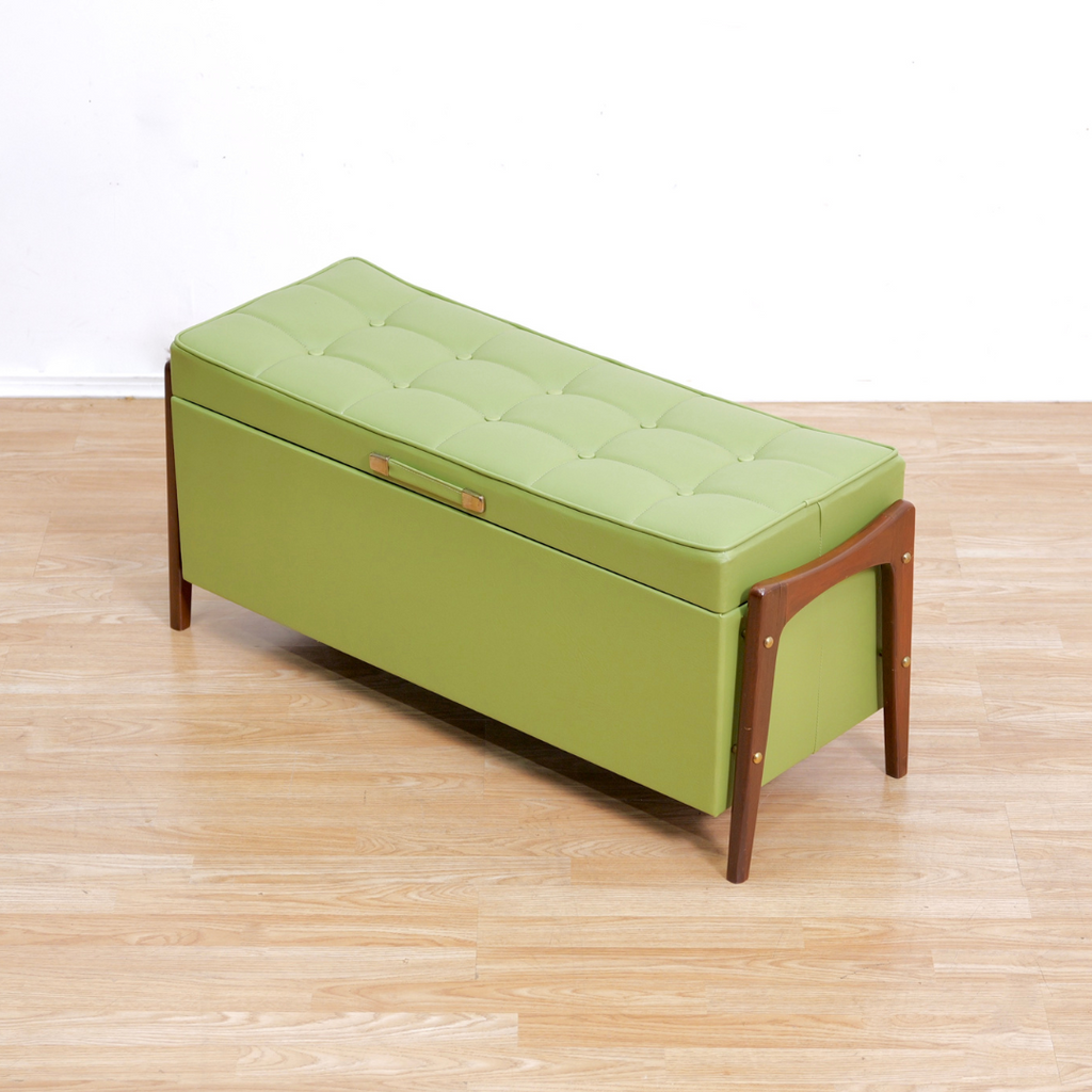 MID CENTURY BLANKET CHEST STORAGE BENCH BY ELLIOTTS OF NEWBURY