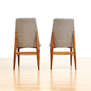 SET OF SIX MID CENTURY DINING CHAIRS BY PETER HAYWARD FOR VANSON FURNITURE