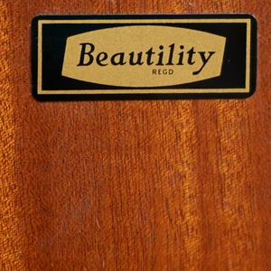 MID CENTURY MELAMINE BAR CREDENZA BY BEAUTILITY