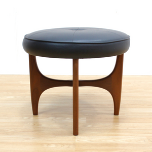 MID CENTURY VANITY STOOL BY G PLAN IN BLACK