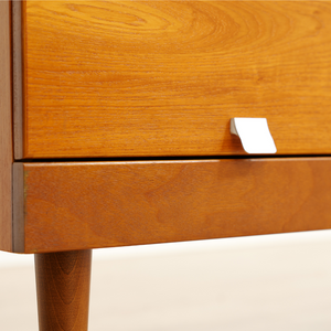 LOW MID CENTURY CONSOLE CREDENZA BY WHITE & NEWTON