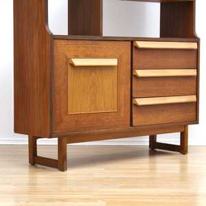 MID CENTURY BOOKCASE ROOM DIVIDER BY STONEHILL FURNITURE