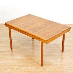 1960S EXTENDING TEAK DINING TABLE BY WHITE & NEWTON