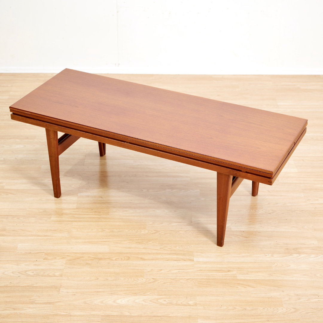 DANISH MODERN ELEVATION COFFEE / DINING TABLE BY TRIOH OF DENMARK