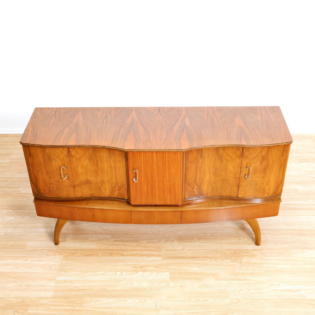 MID CENTURY LIQUOR CABINET CREDENZA BY BEAUTILITY FURNITURE