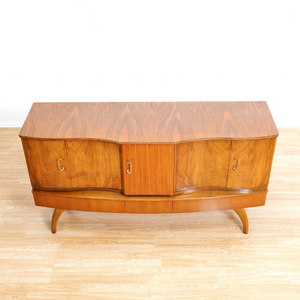 MID CENTURY LIQUOR CABINET CREDENZA BY BEAUTILITY FURNITURE