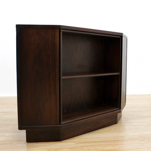 DANISH MODERN REVOLVING CORNER BAR IN ROSEWOOD BY VILDBJERG MOBELFABRIK