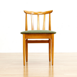 SET OF SIX MID CENTURY DINING CHAIRS BY ELLIOTS OF NEWBURY