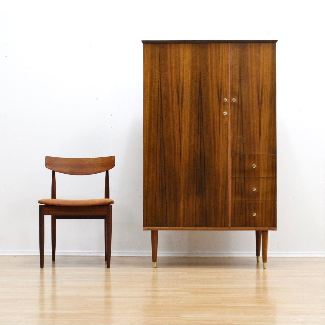 MID CENTURY ARMOIRE COAT CLOSET BY UNIFLEX FURNITURE