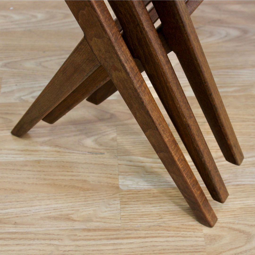 MID CENTURY WALNUT NESTING TABLES BY BENGT RUDA