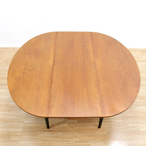 MID CENTURY OVAL DINING TABLE BY GREAVES & THOMAS