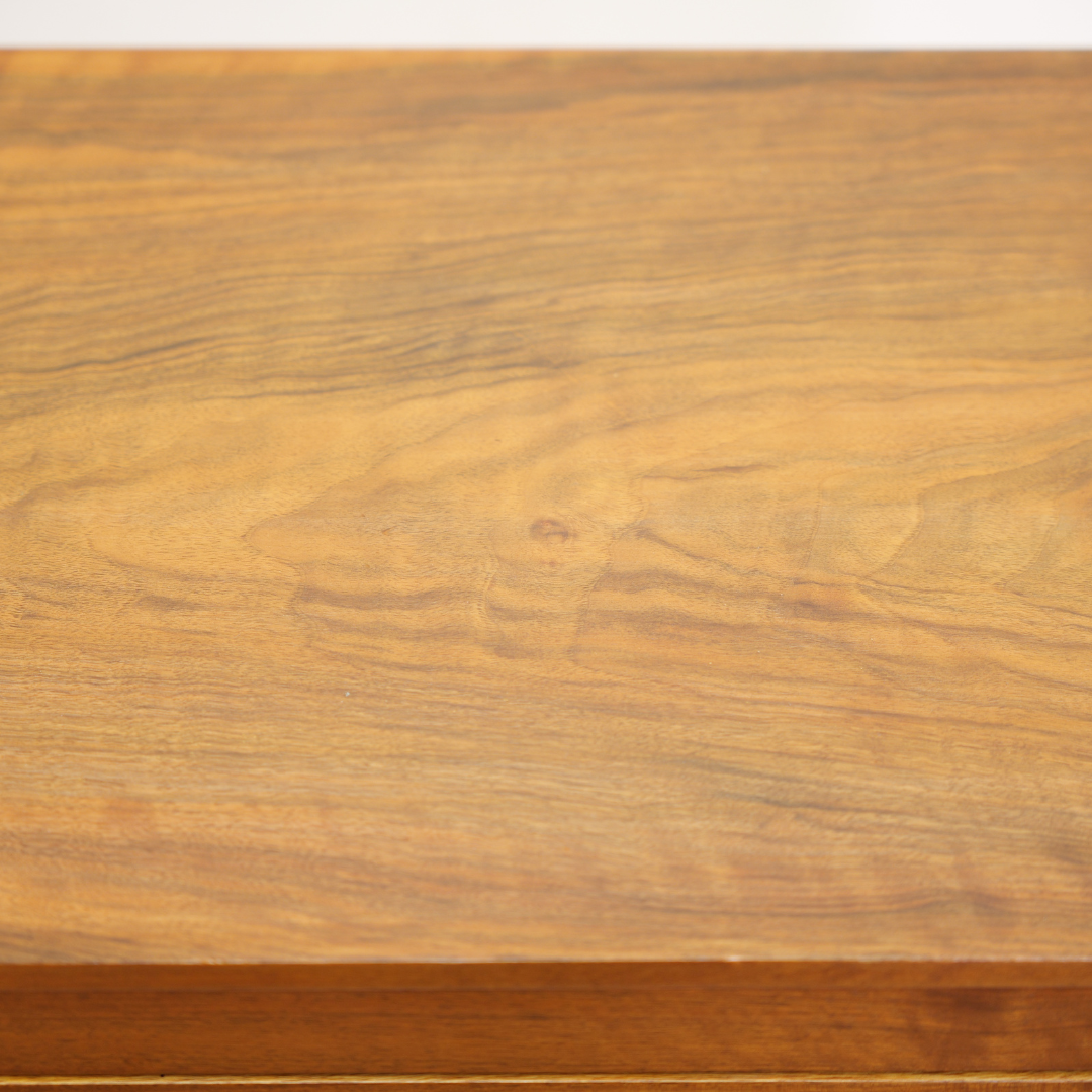 Low Mid Century Four Drawer Console Dresser