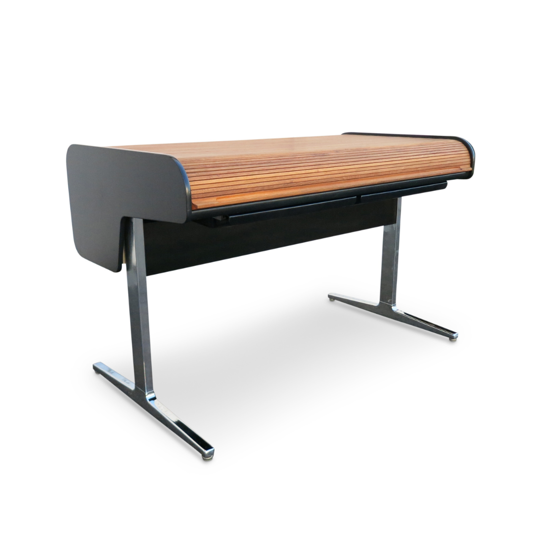 GEORGE NELSON FOR HERMAN MILLER ACTION OFFICE ROLL TOP DESK