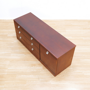 LOW MID CENTURY CONSOLE CREDENZA BY WHITE & NEWTON